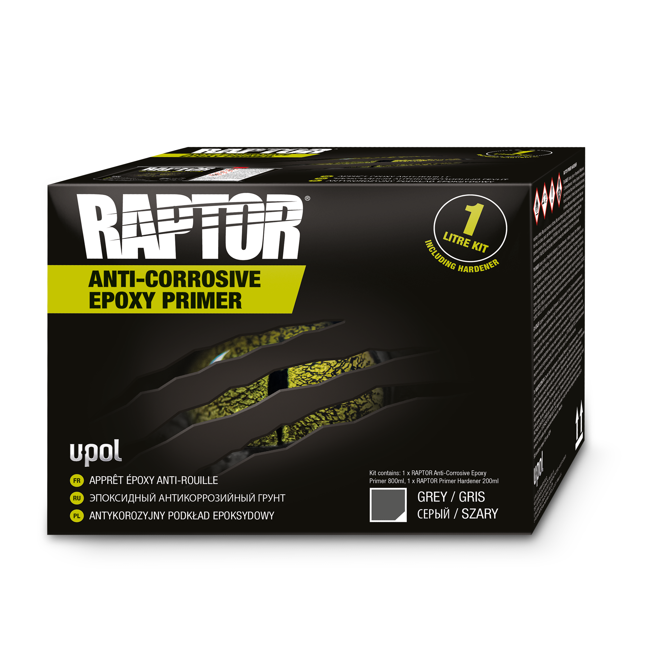 Raptor Anti-Korozif Astar 1 Litre Kit